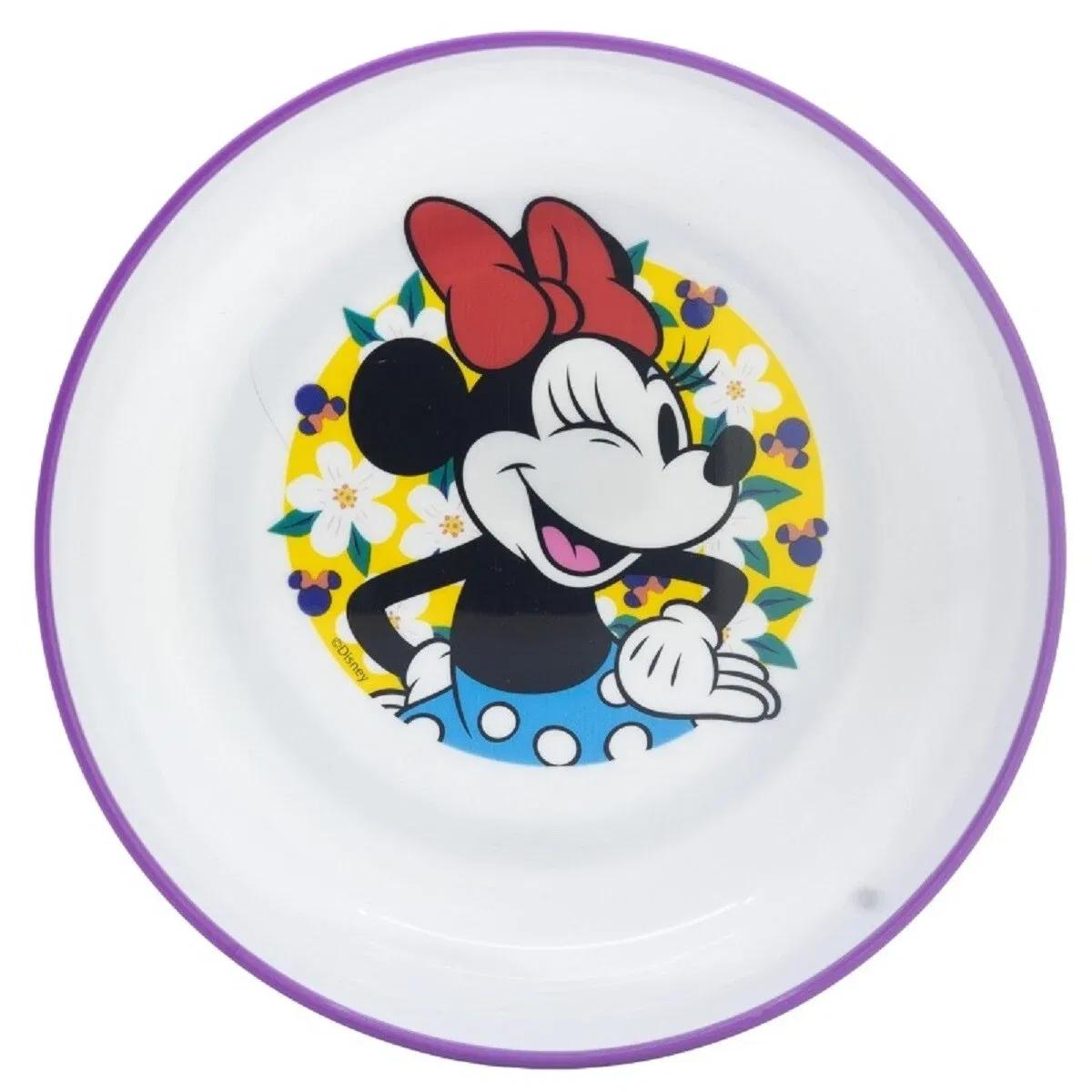 Тарелка детская с принтом Minnie Mouse Disney Minnie Mouse, фиолетовый — фото 2