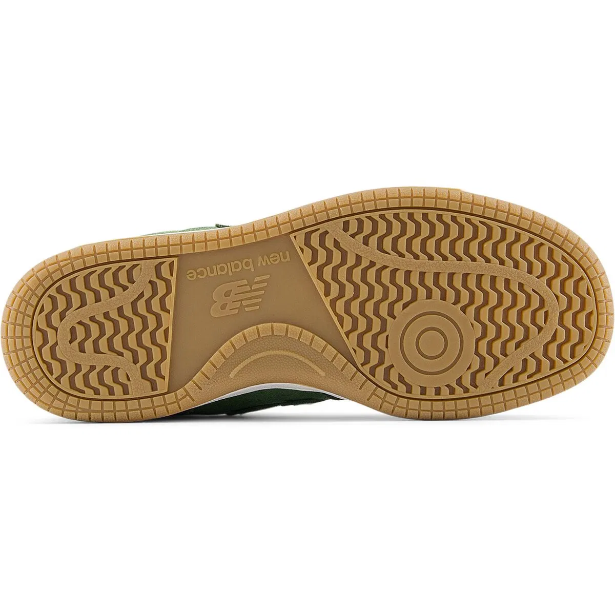 Детские кроссовки для мальчиков с ретро-дизайном New Balance, White Dark Alpine Green — фото 4