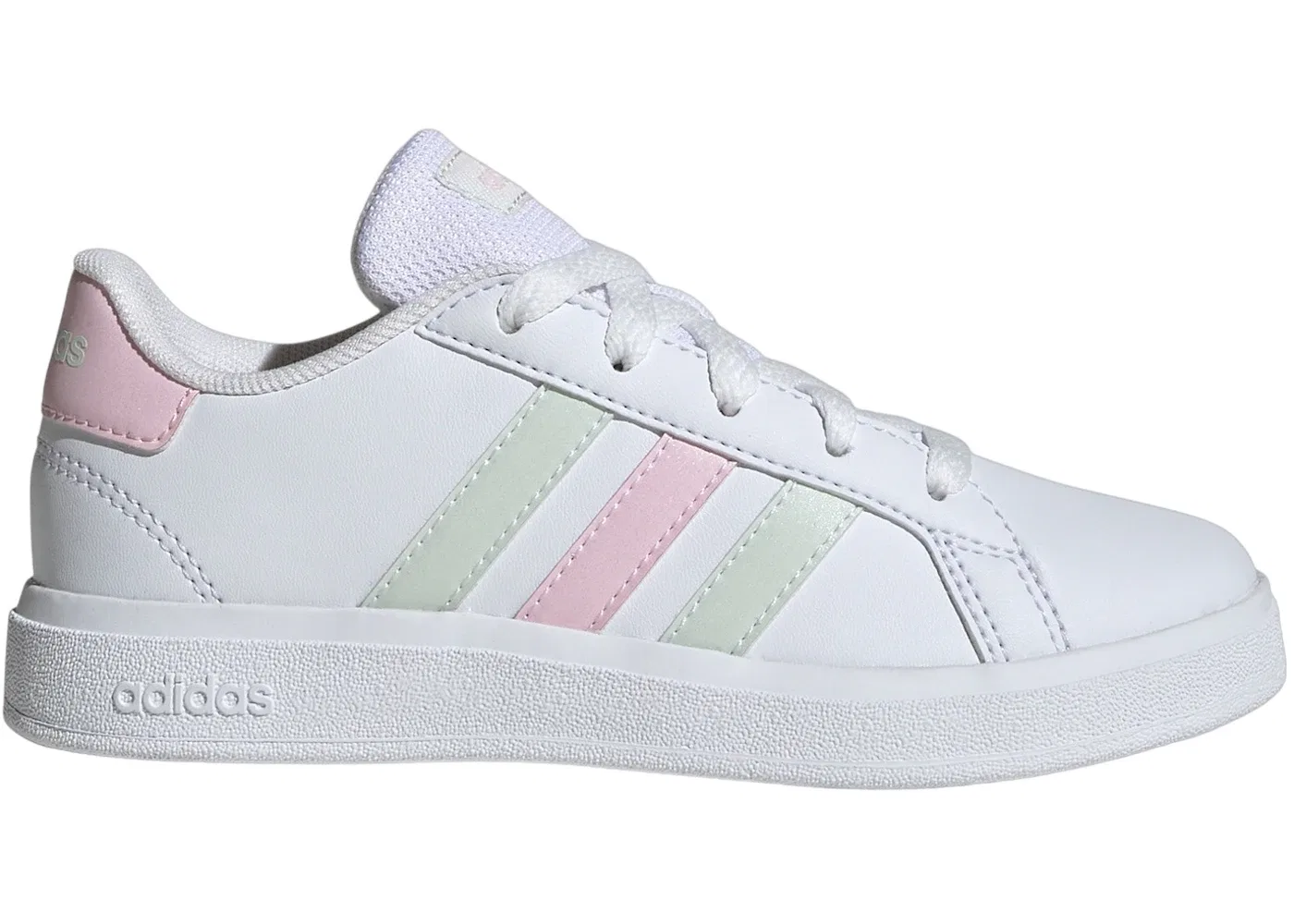 Детские кроссовки Lifestyle Adidas Grand Court, Cloud White Crystal Jade Clear Pink