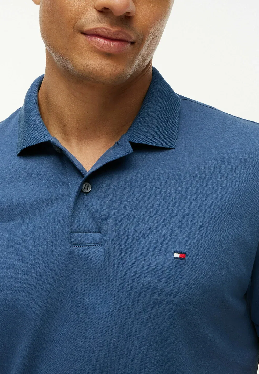 Рубашка поло Tommy Hilfiger, Aegean Sea — фото 4