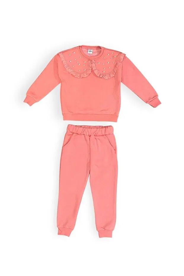 Детский костюм из футера с вышивкой Mnk Baby&Kids, Somon