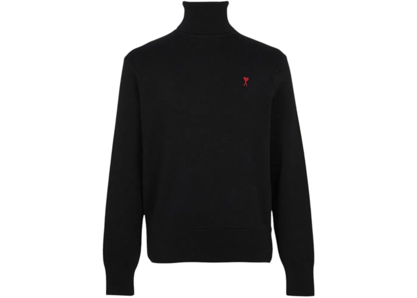 Мужской свитер с высоким воротником Ami Paris, Black