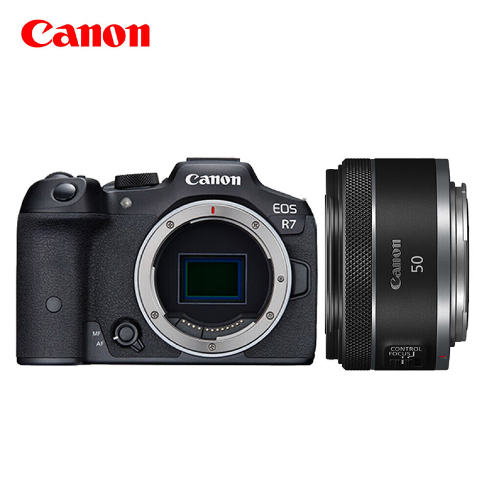 

Цифровой фотоаппарат Canon EOS R7 4K RF 50mm с картой памяти 128G