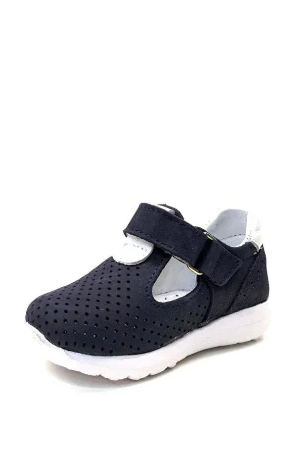 Детская ортопедическая обувь для мальчиков из замши Tuğba Ortopedi, Navy Blue Nubuck — фото 3
