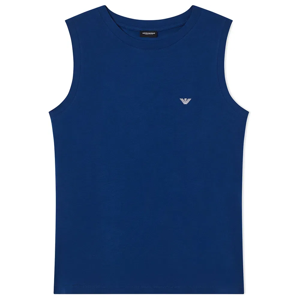 Майка sleeveless base layer Emporio Armani, синий