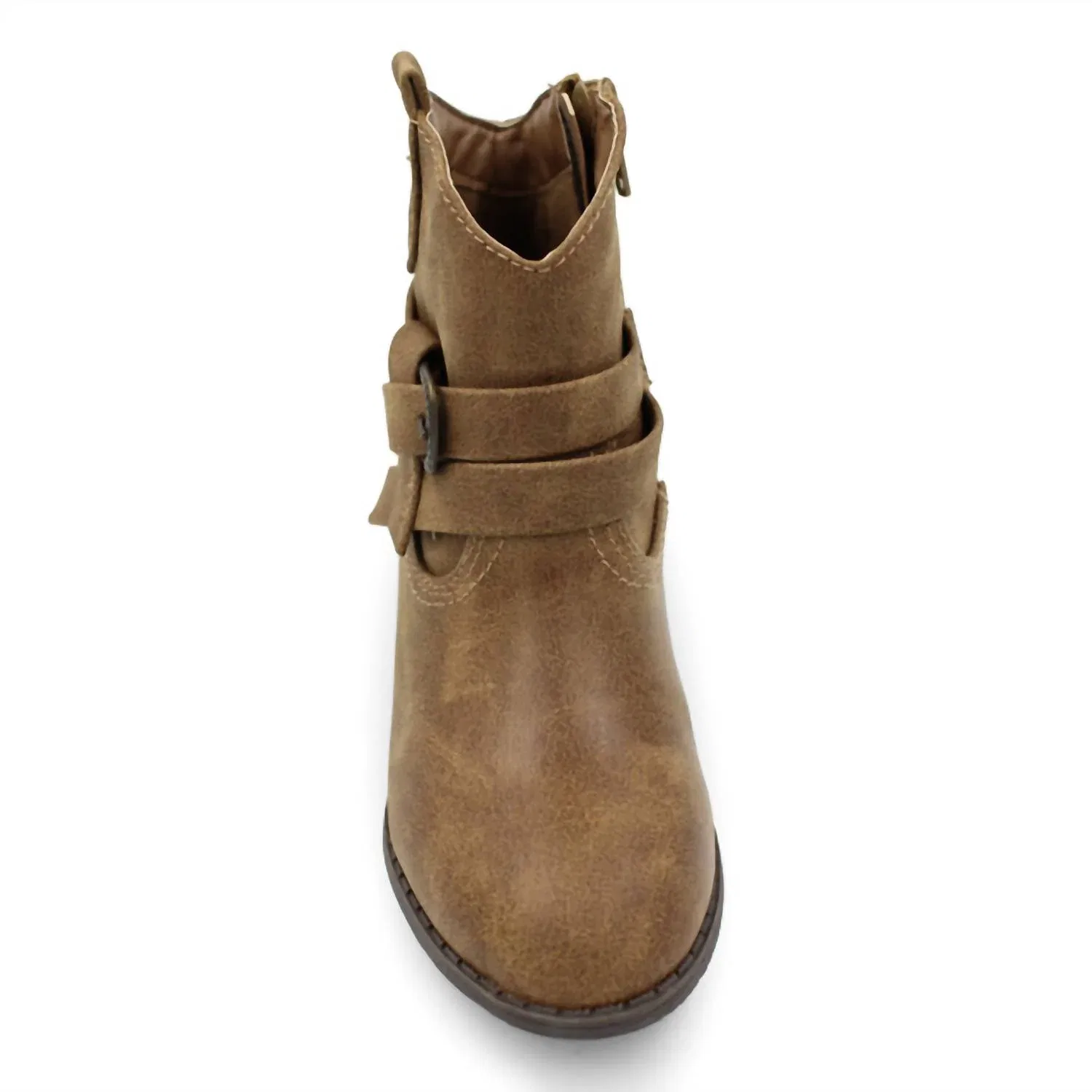 Детские кожаные ботинки на устойчивом каблуке Sasso Boots BLOWFISH, коричневый — фото 3