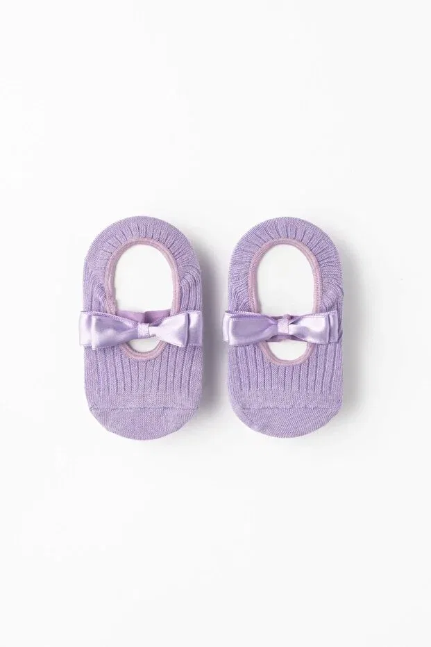 Детские носки для девочек с бантом Babette Banamio, Lilac