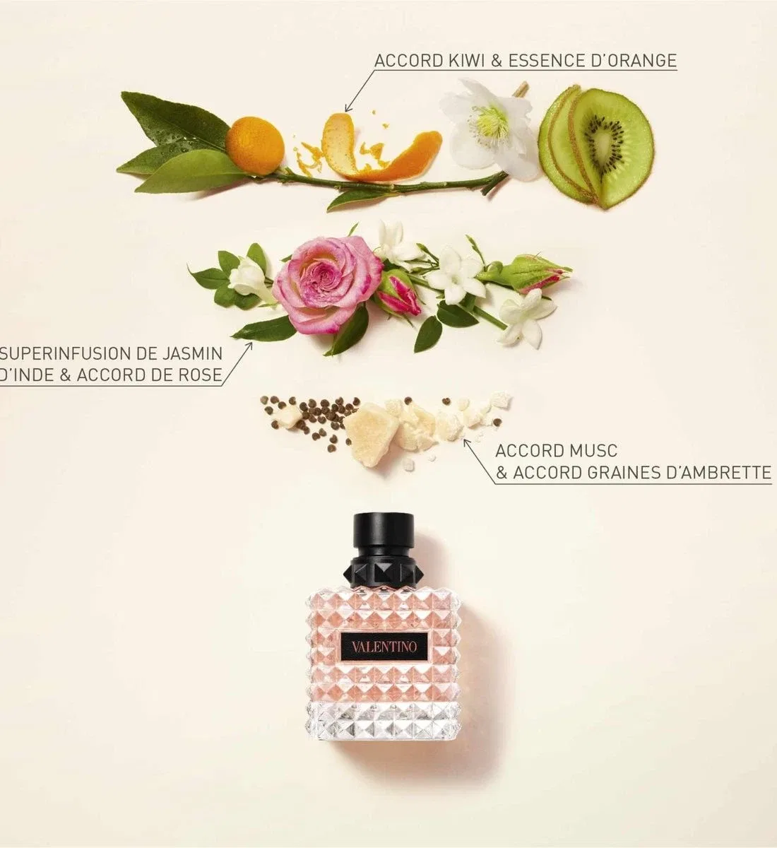 Парфюмированная вода для нее «Цветочные фрукты» Valentino Beauty, розовый — фото 2