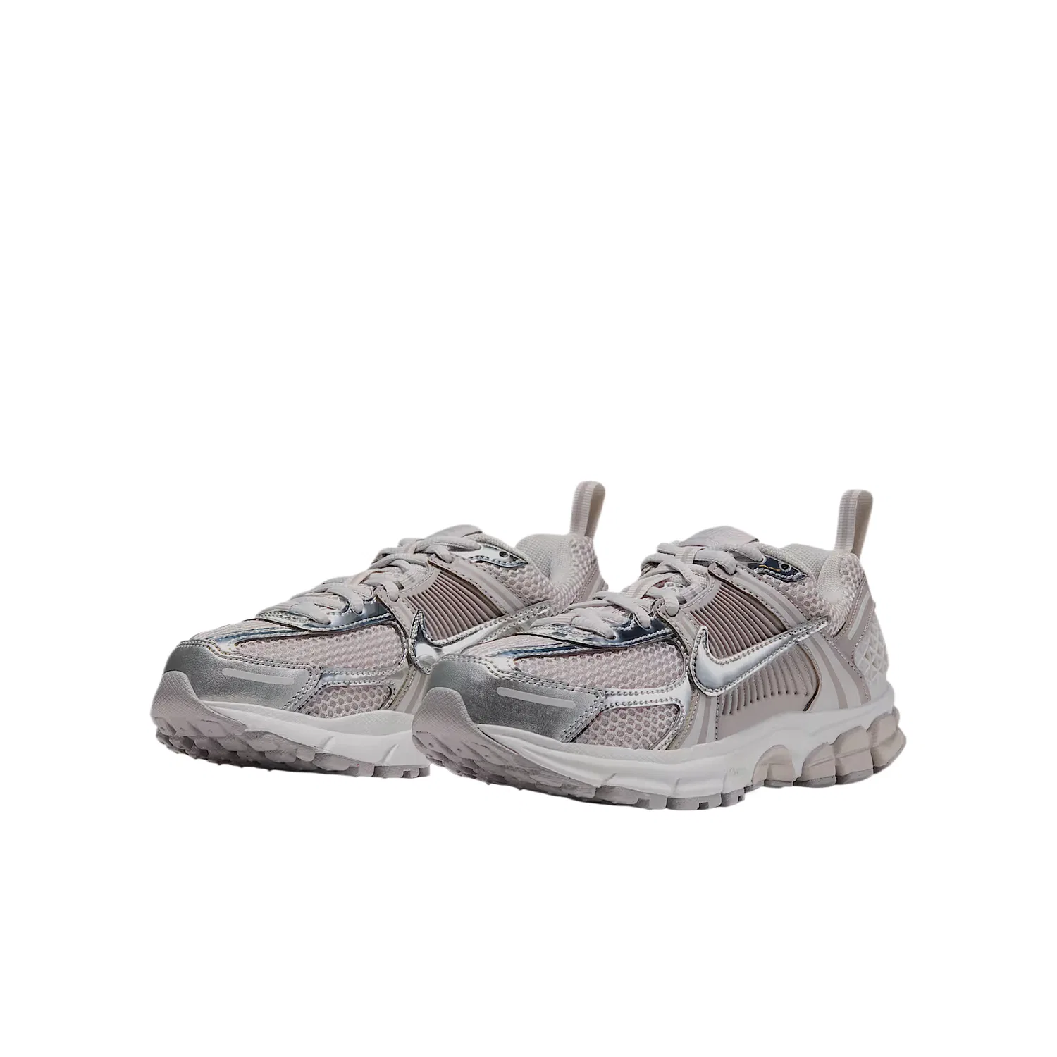 Детские кроссовки дышащие с синтетической кожи Nike Vomero 5, Best Gray/Silver — фото 3