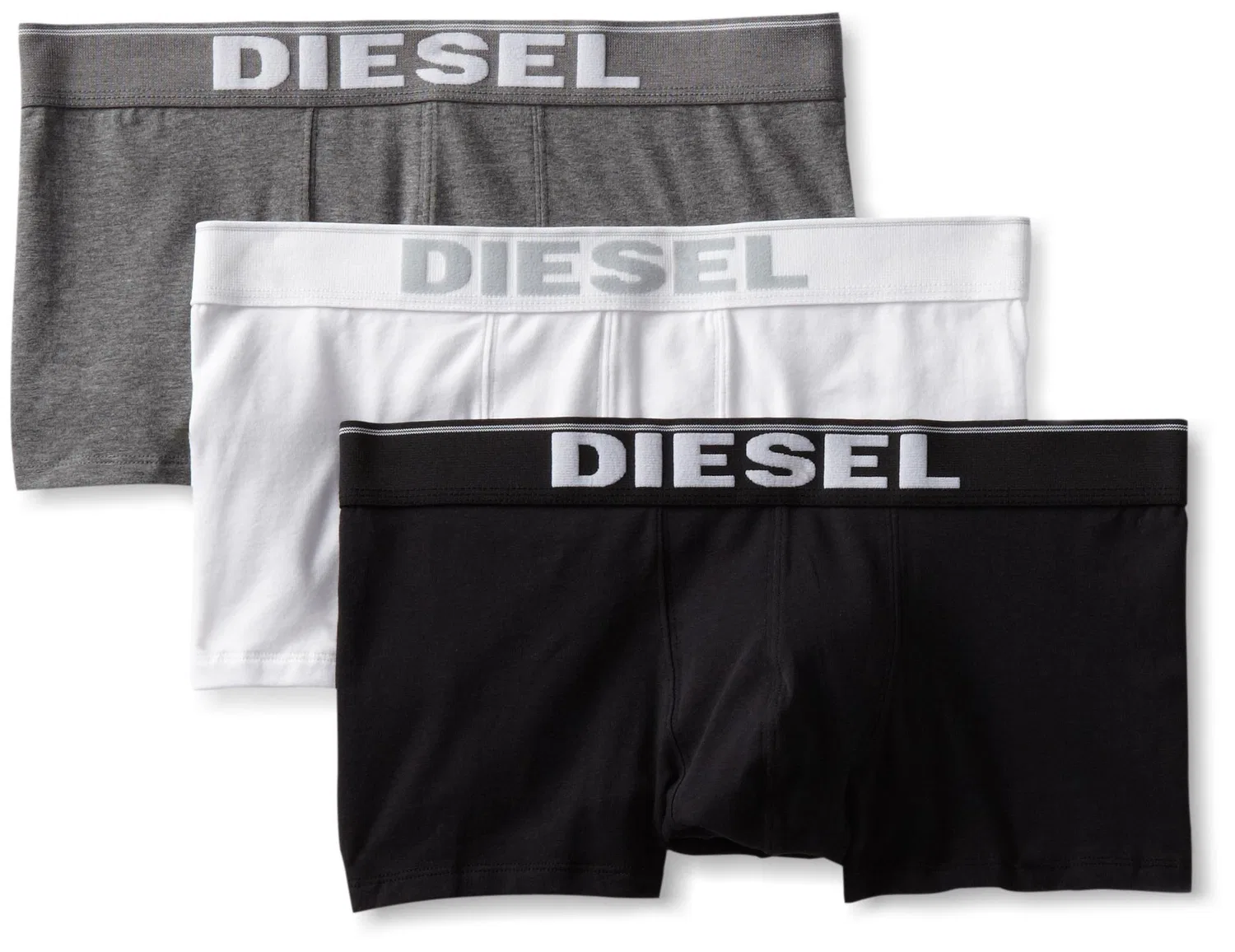 Мужские боксеры из 3 предметов UMBX-damienthreepack Diesel, Multicoloured (Black/Grey/White)