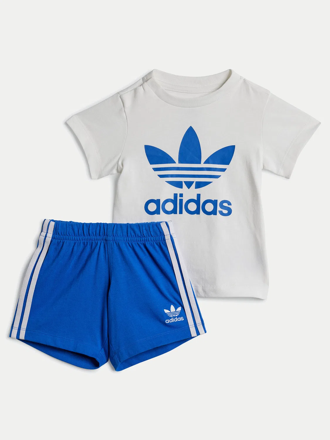 Комплект из футболки и шорт стандартного кроя для мальчика Adidas, синий