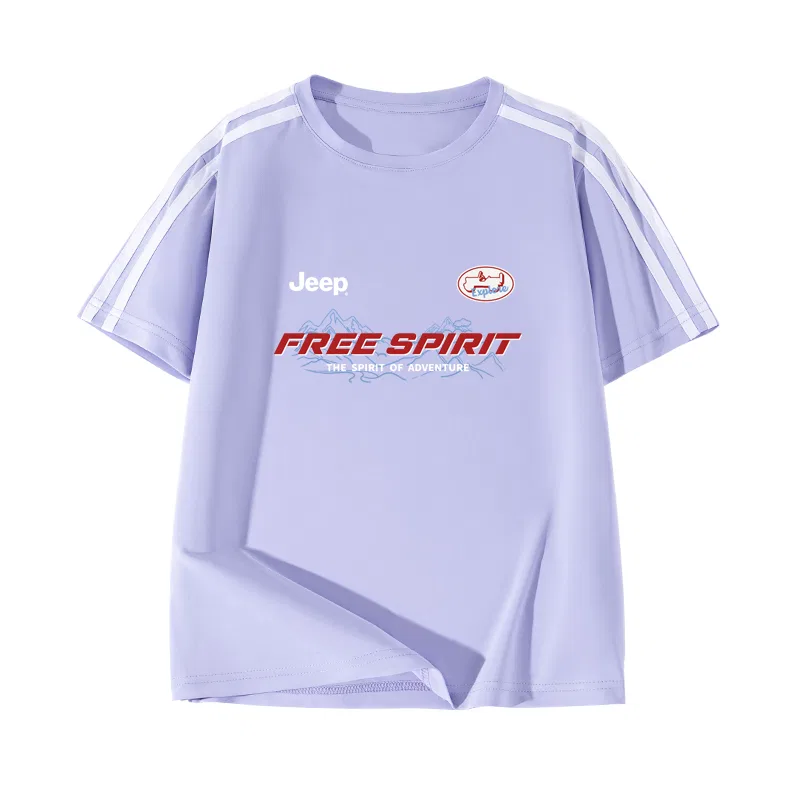 Детская футболка с коротким рукавом Free Spirit Jeep, Purple/E Free Spirit
