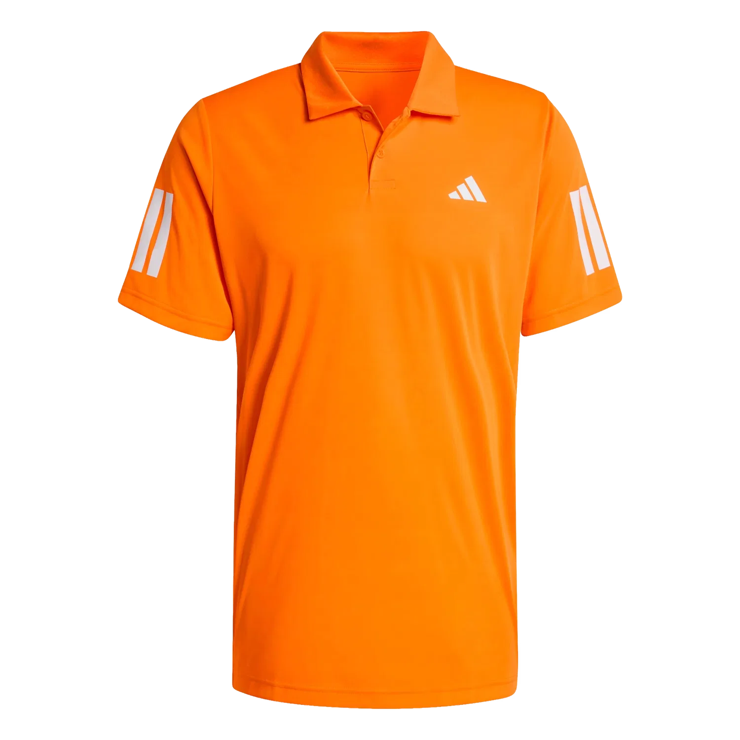 Мужское поло с тремя полосками Adidas, оранжевый