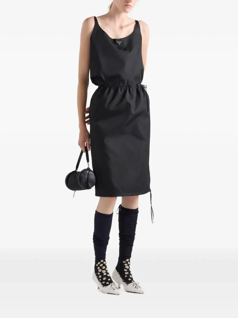 Юбка-карандаш из Re-Nylon Prada, черный — фото 2