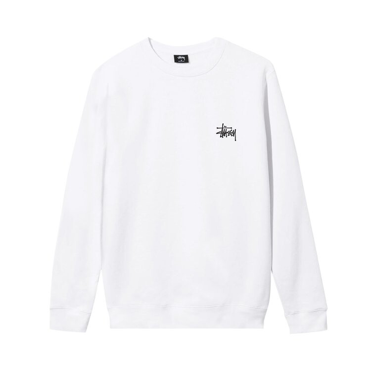 

Толстовка Stussy Basic Crew 'White', белый