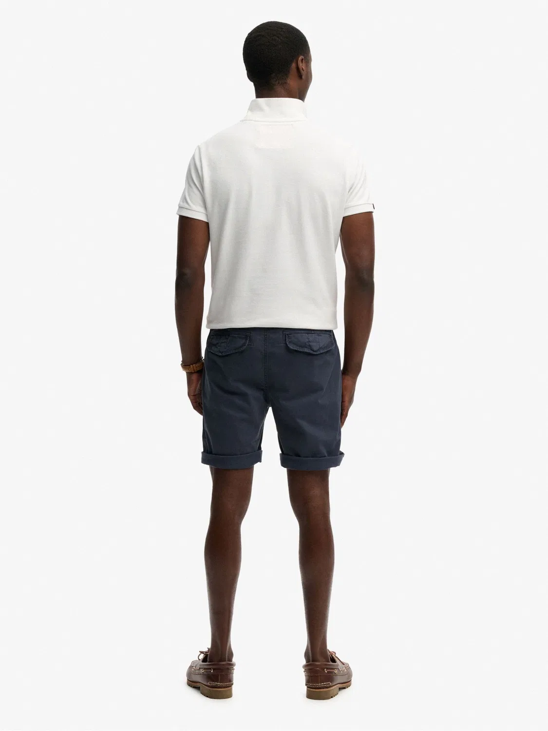 Шорты чинос прямого кроя Utility Chino Shorts Superdry, синий — фото 4