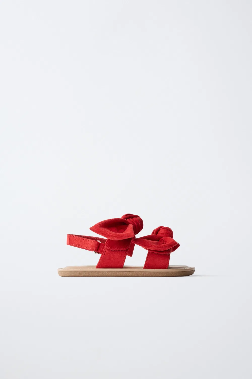 Сандалии с бантиками ZARA, Red