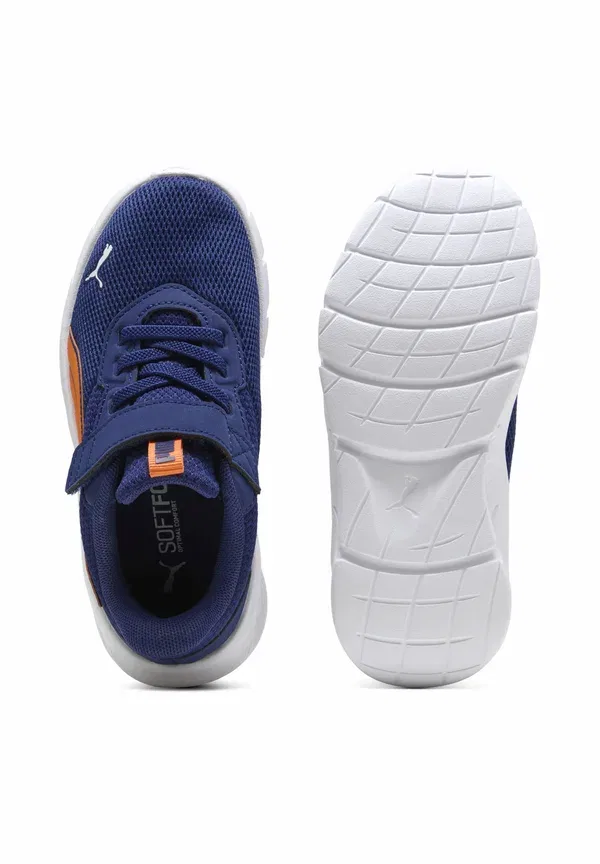 Кроссовки дышащие Modern sneakers Puma Jewel, Rickie Orange, White, белый/синий/оранжевый — фото 3