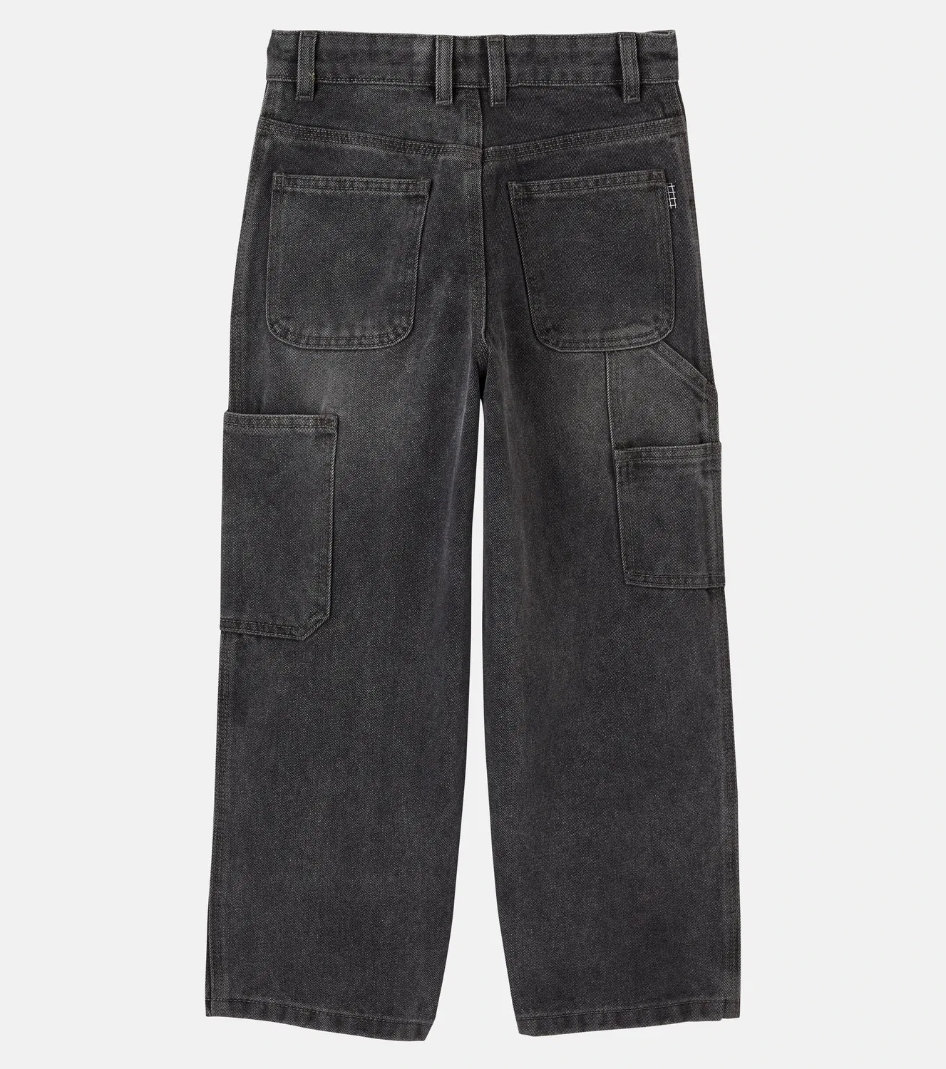 Широкие джинсы с застежкой на молнии и кнопках Molo, Washed Black — фото 3