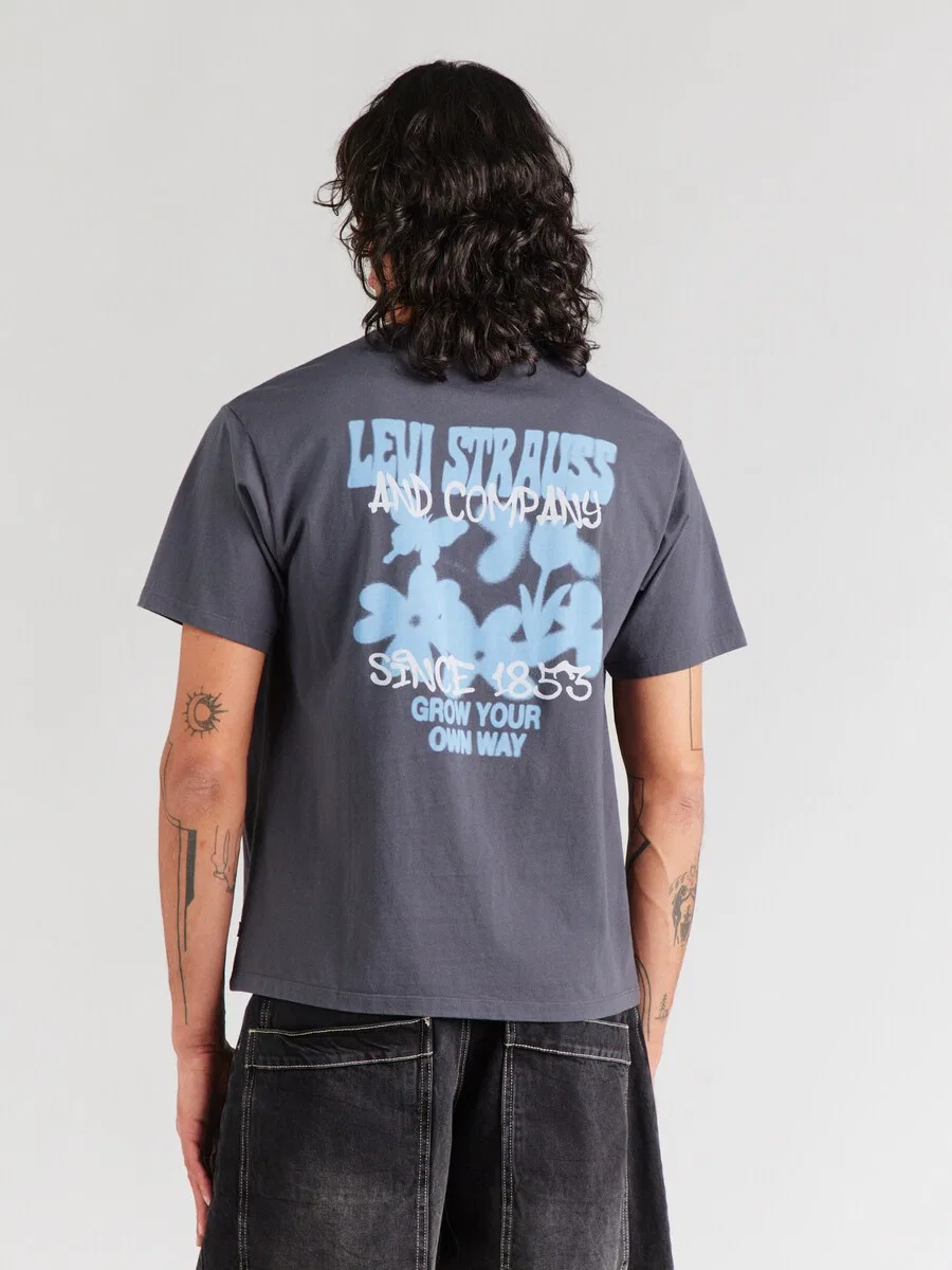 Футболка LEVI'S темно-серого цвета — фото 2