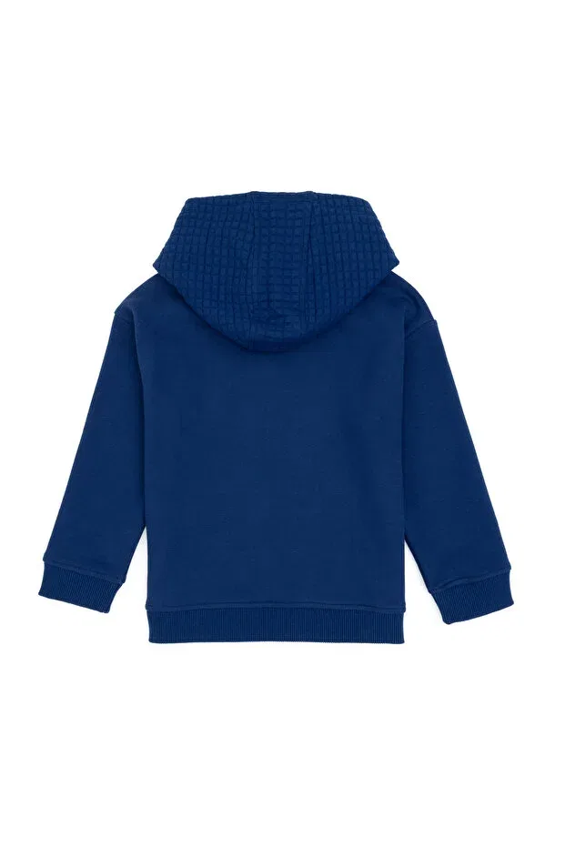 Детские свитшот для мальчиков с капюшоном U.S. Polo Assn., Indigo — фото 2