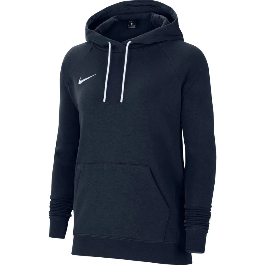 Женский свитшот-худи с капюшоном, флисовый, Nike Park Fleece Pullover, XL, Темно-синий