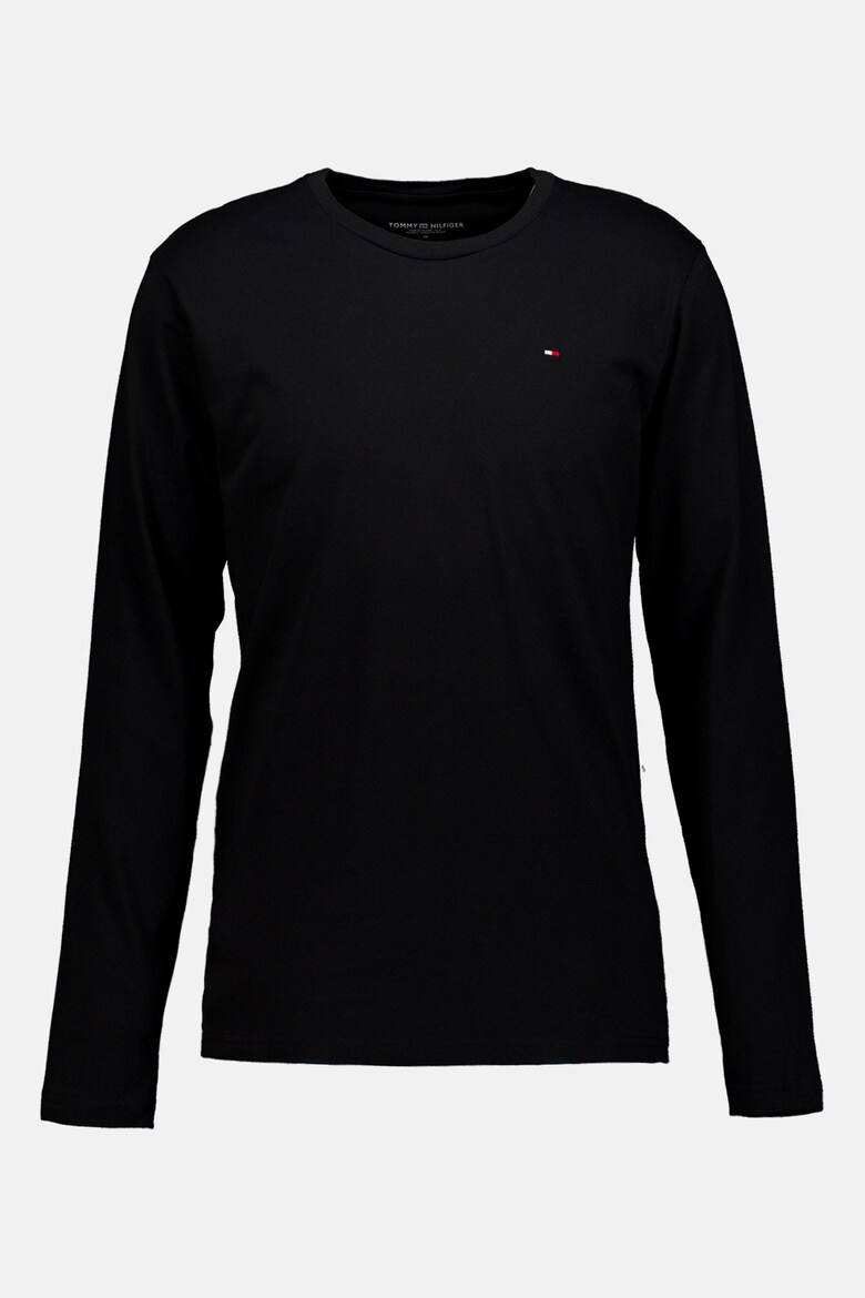 Комплект лонгсливов Tommy Hilfiger Altri, 3 предмета, черный/серый меланж/белый — фото 2