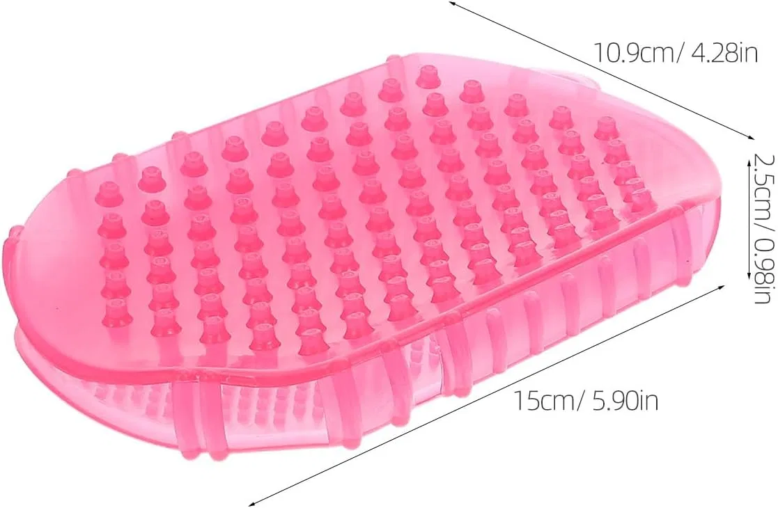 Массажная щетка для тела 2 шт, PATKAW, 15x10.9x3 см, мультиколор — фото 2