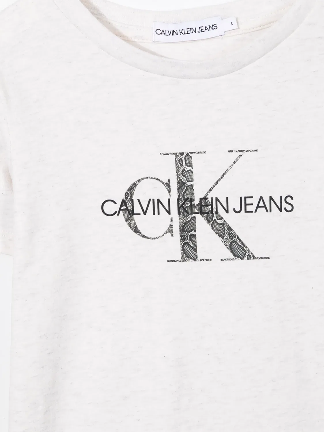 Платье-футболка с логотипом Calvin Klein, нейтральный — фото 2
