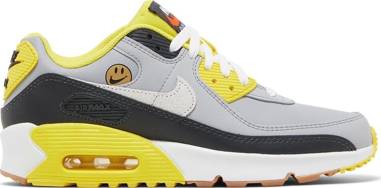 

Кроссовки Nike Air Max 90 Leather GS 'Go The Extra Smile', серый