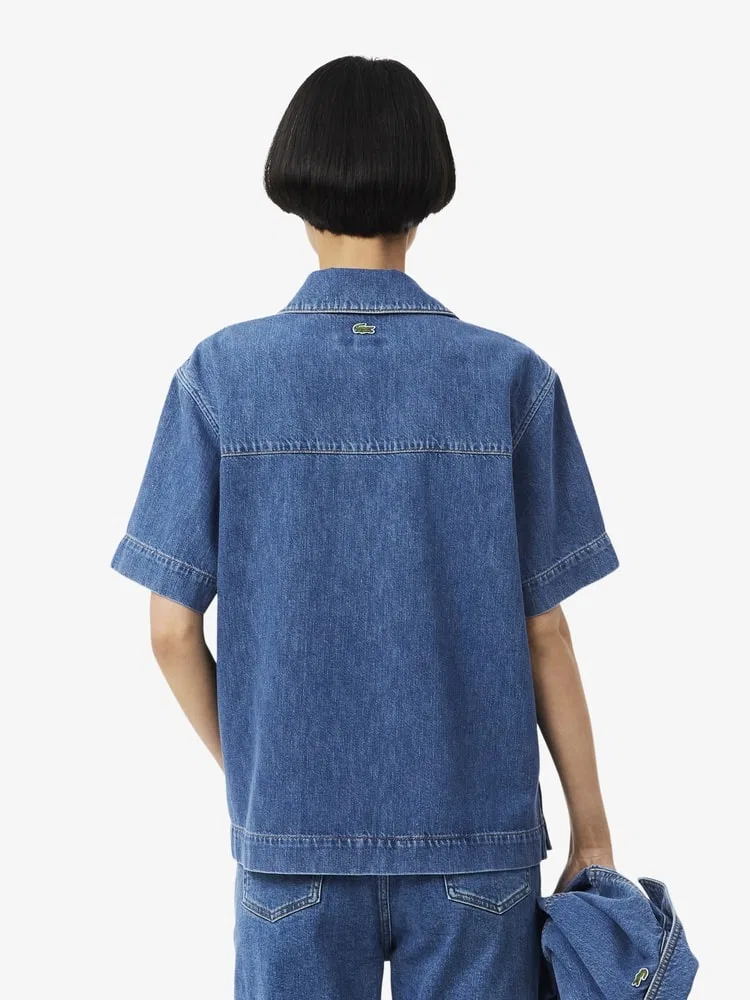 Футболка поло LACOSTE Royal Blue — фото 3