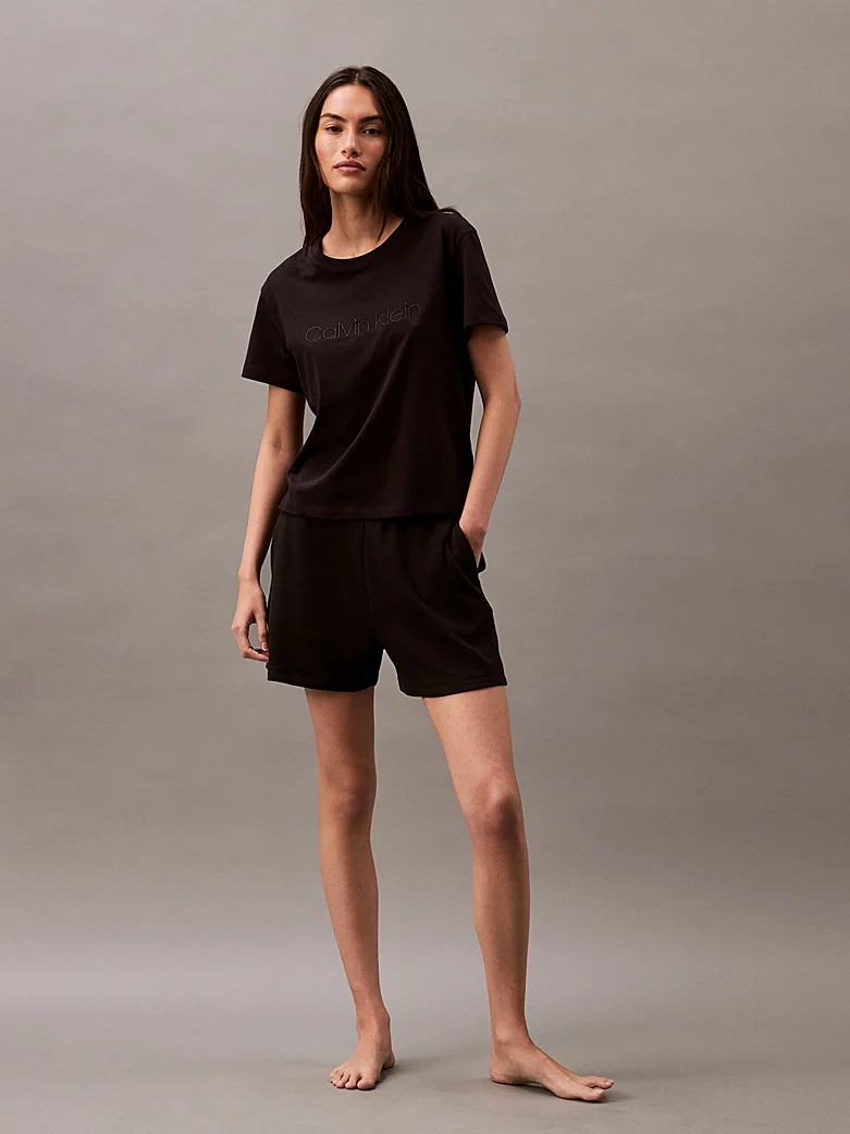 Футболка Calvin Klein Lounge 100% Cotton, черный — фото 3