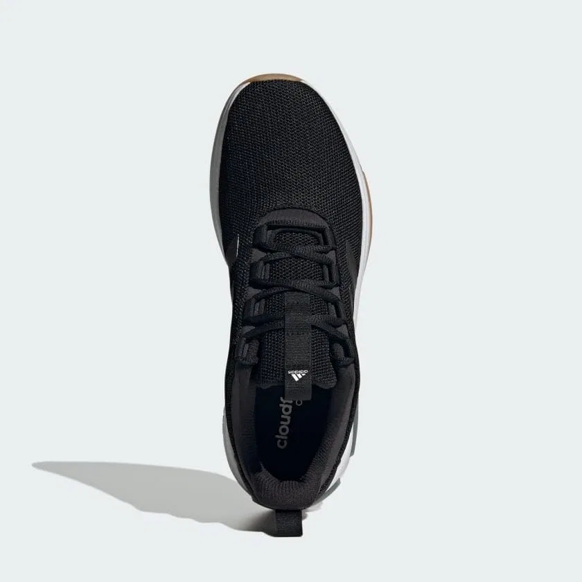 Детские кроссовки на липучке Racer Tr23 Adidas, Black Black White — фото 2