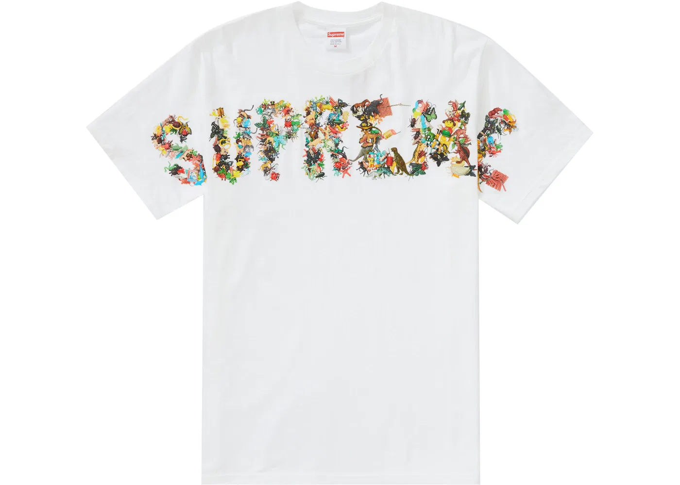 Мужская футболка с принтом Supreme Toy Pile Tee, White