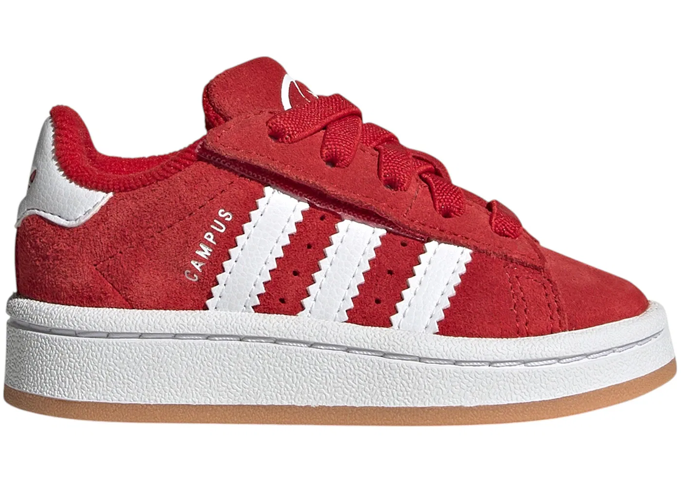 Детские кроссовки с удобной застежкой Adidas Campus 00s Comfort Closure, Better Scarlet Cloud White Better Scarlet