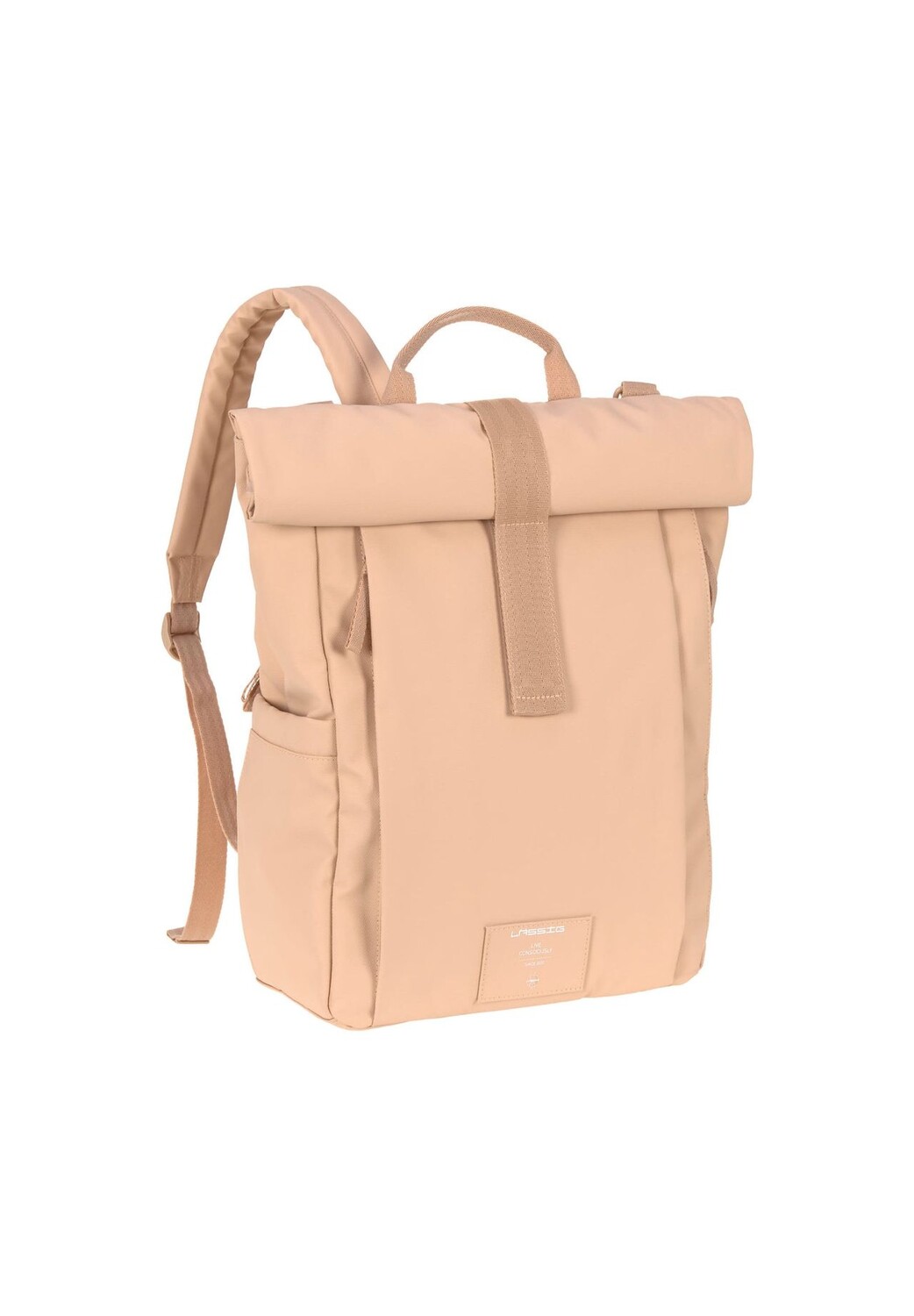

Green Label Rolltop Up - пеленальный рюкзак 42 см LÄSSIG, цвет Peach Rose