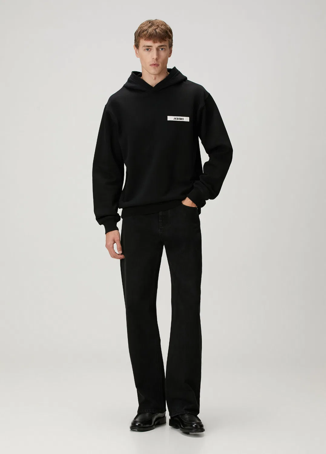 Джинсы прямые Jacquemus De-Nimes, черный