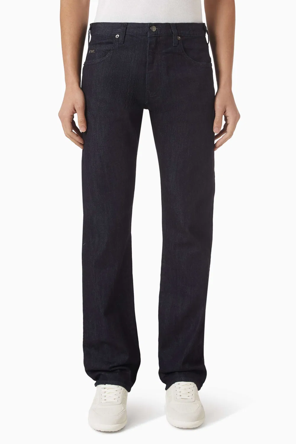 Джинсы прямого кроя J45 Emporio Armani, синий