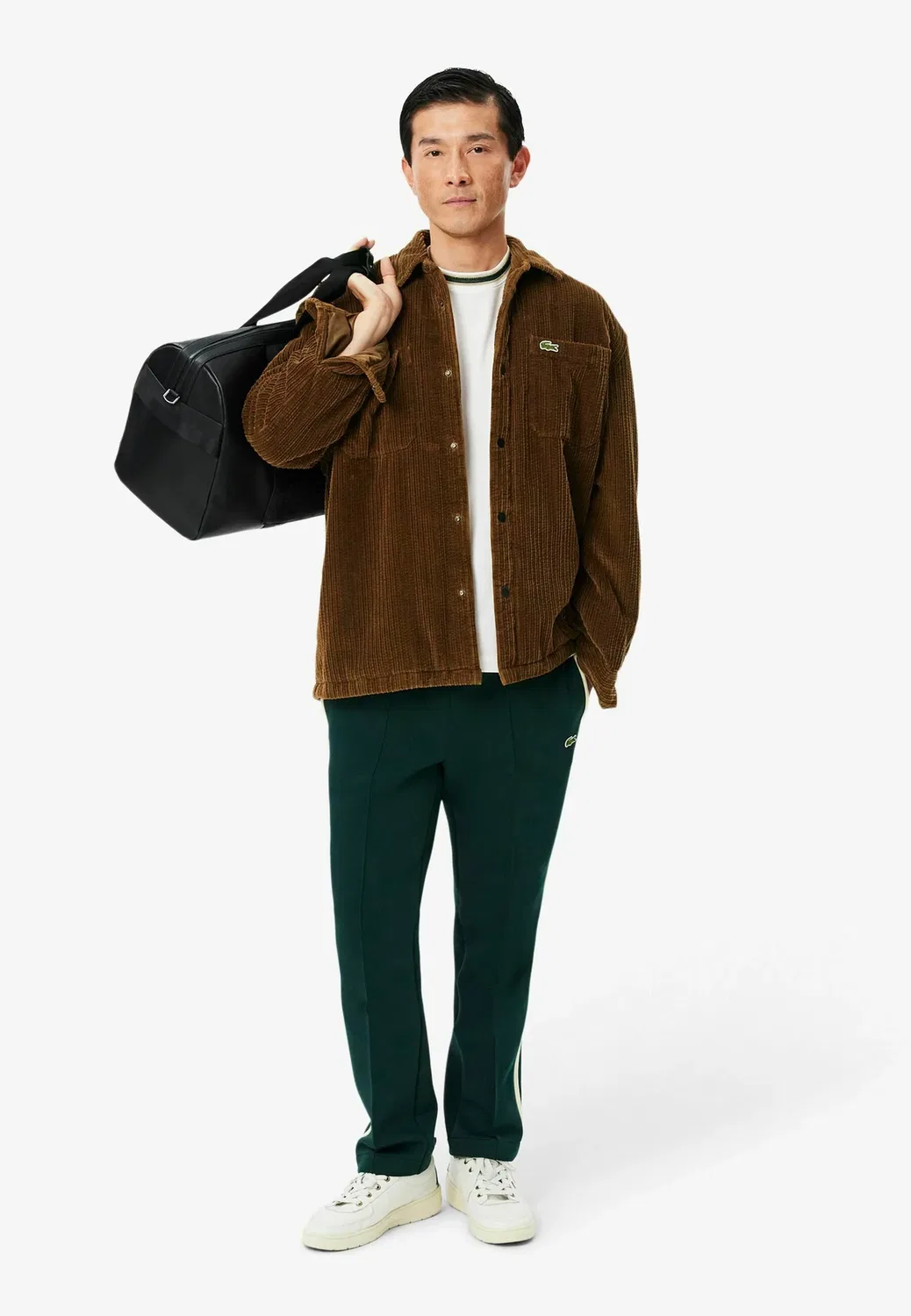Футболка с принтом Lacoste, Blanc-V — фото 2