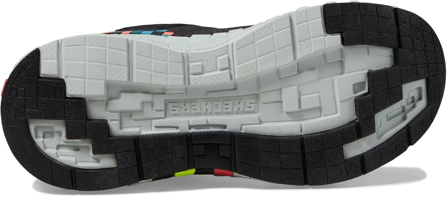 Детские кроссовки для девочек Mega-Craft 3.0 Skechers, Black/Multi — фото 4