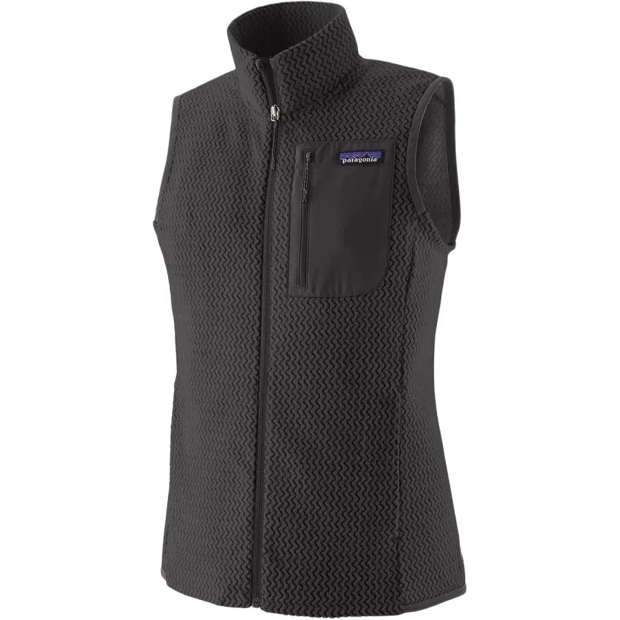Женский жилет с воротником-стойкой R1 Patagonia, Black/Blk