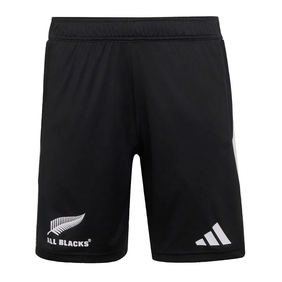 Спортивные шорты ADIDAS PERFORMANCE Slim fit 'All Blacks Gym Short' черного цвета