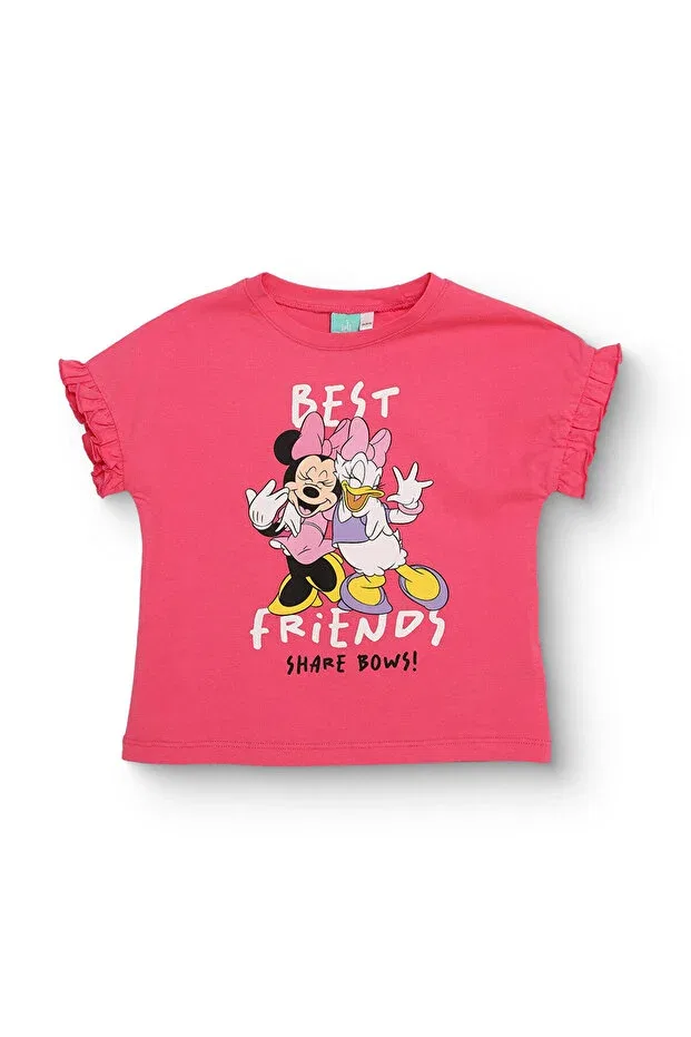 Детская футболка для девочек с принтом Disney, Pink