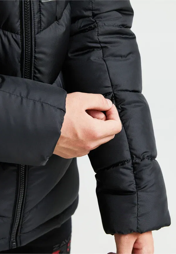 Зимняя куртка с теплым наполнителем Winter jacket Zavetti Canada jet black, черный — фото 4