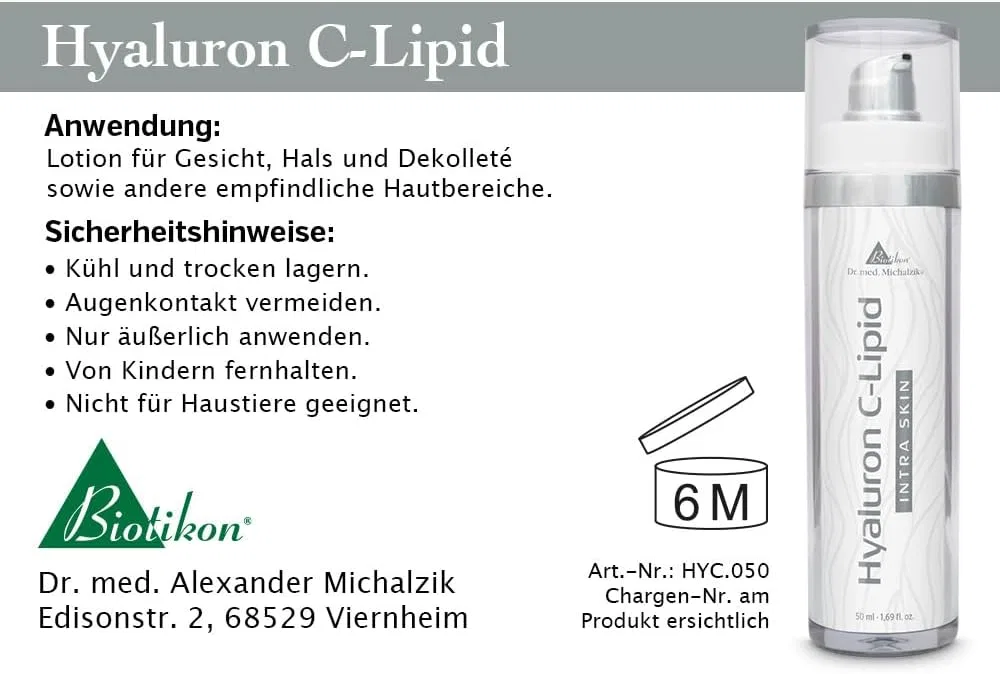 Крем для лица Hyaluronic C-Lipid, Biotikon, 50 мл — фото 3