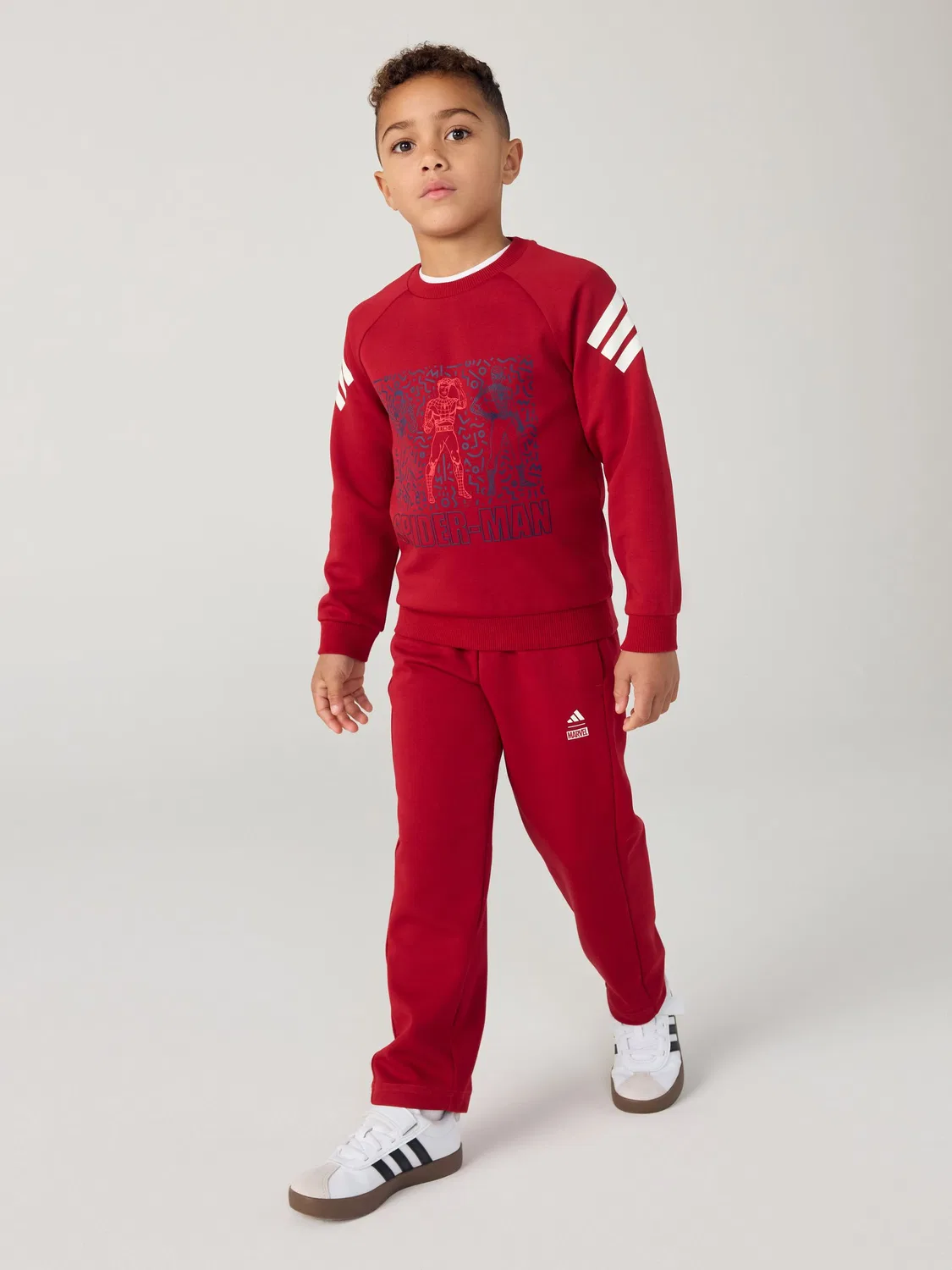 Спортивный костюм Marvel Spider-Man adidas, красный