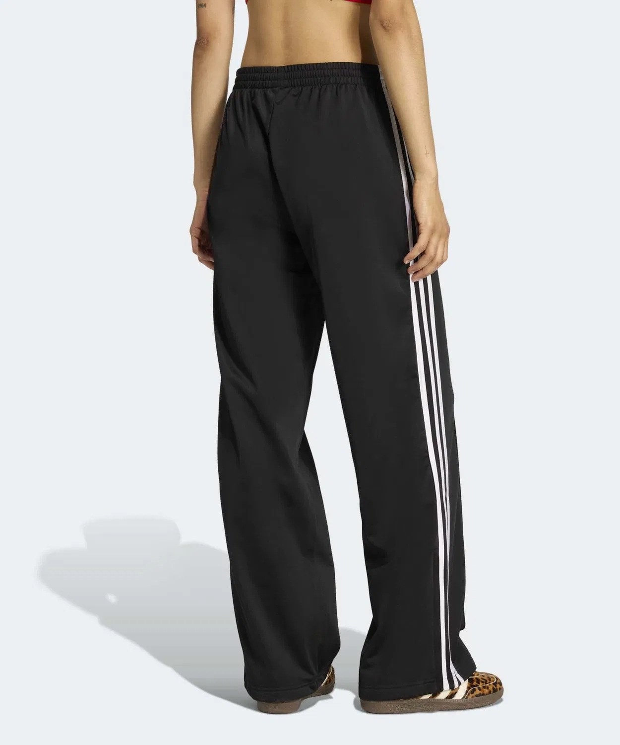 Женские спортивные штаны свободного кроя Firebird Loose Track Pants Adidas, Черный — фото 4