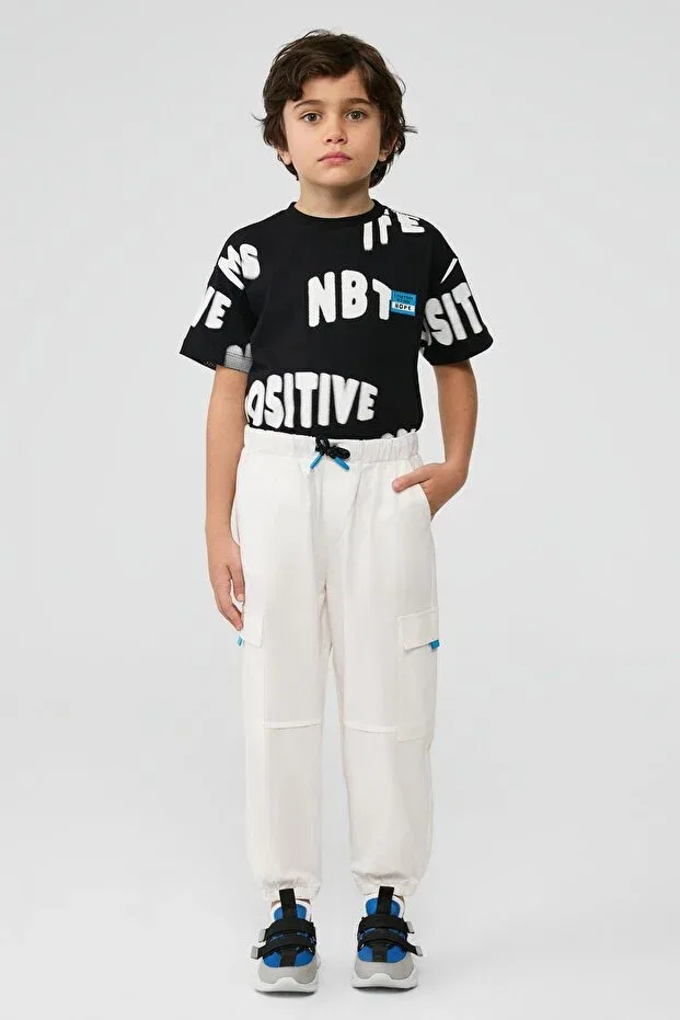 Детские брюки для мальчиков хлопковые Nbt Jeans, White