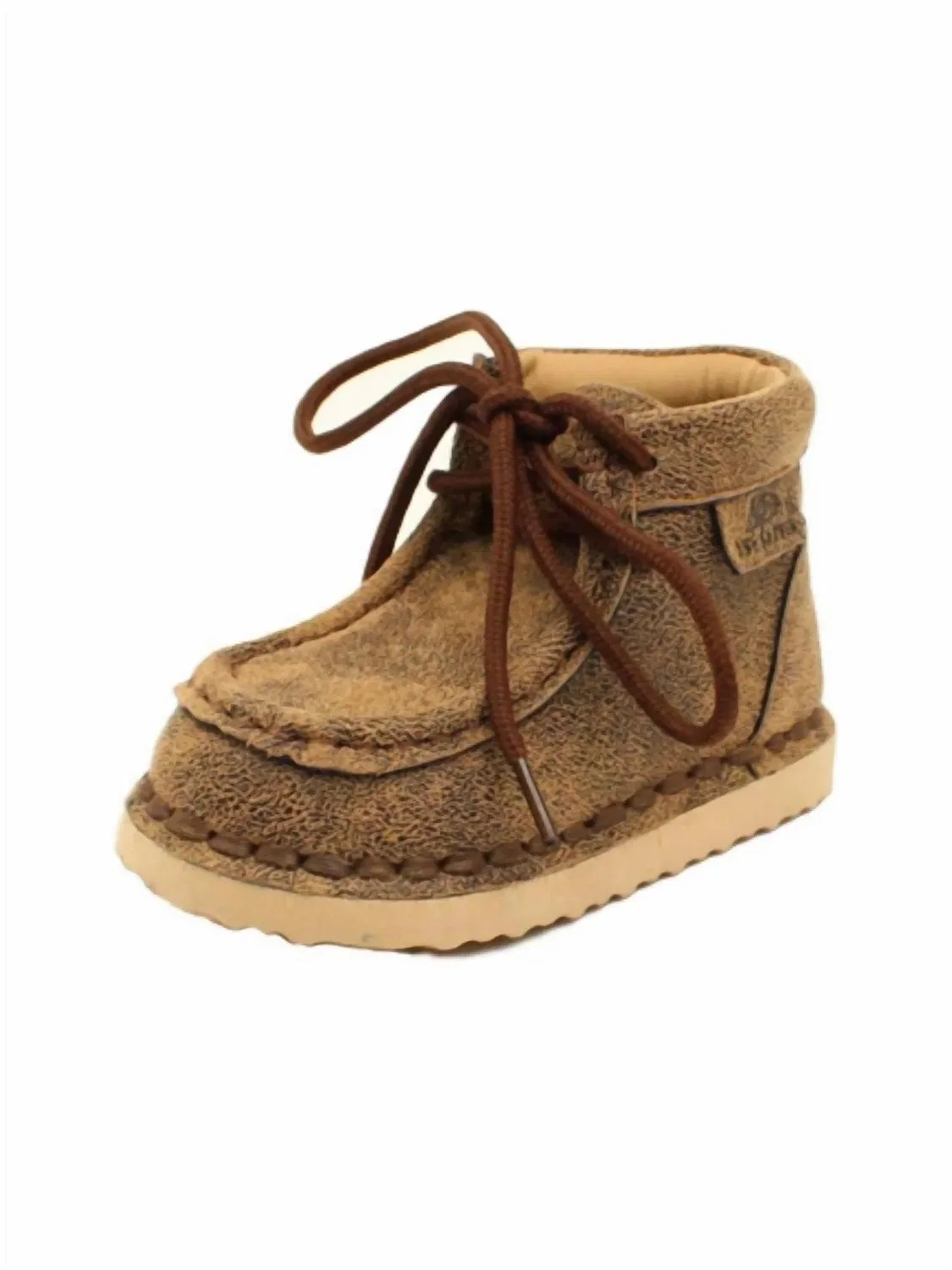 Детские ковбойские ботинки с круглым носом Twister Aiden Boot M&F Western, коричневый — фото 2