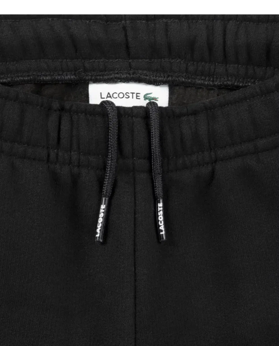 Детские спортивные штаны из футера Lacoste, Negro — фото 3